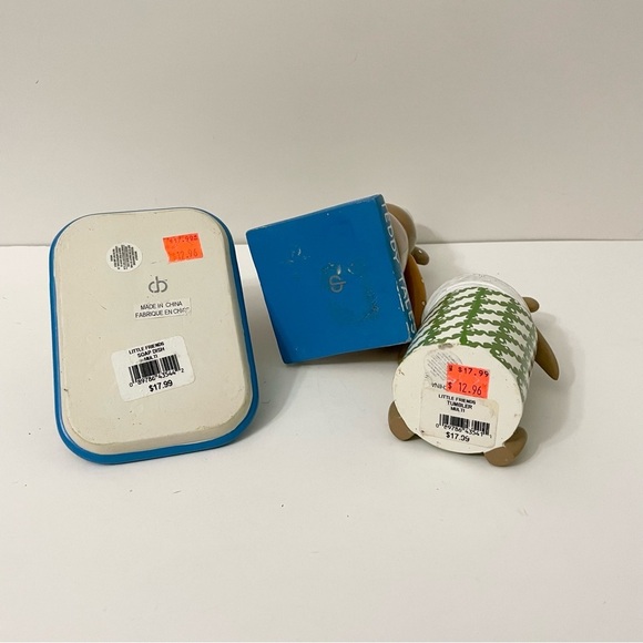 Little Friends Teddy Bear Bathroom Accessories Soap Dish Tumbler Liquid Soap - Picture 9 of 15